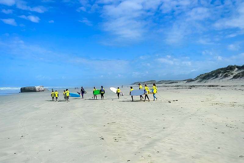 Dunes sauvages de la plage de Tronoën.