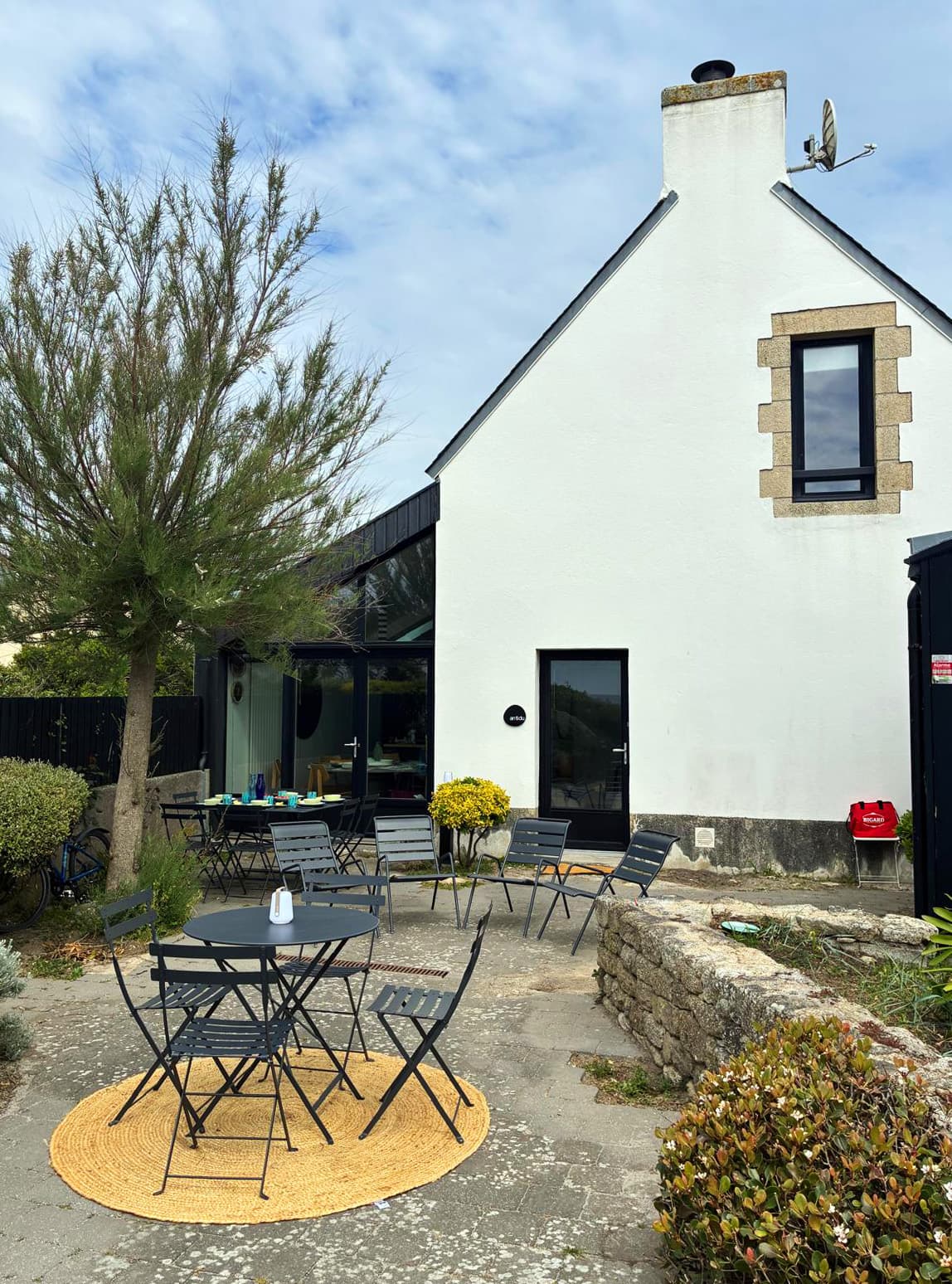 Terrasse de la maison.